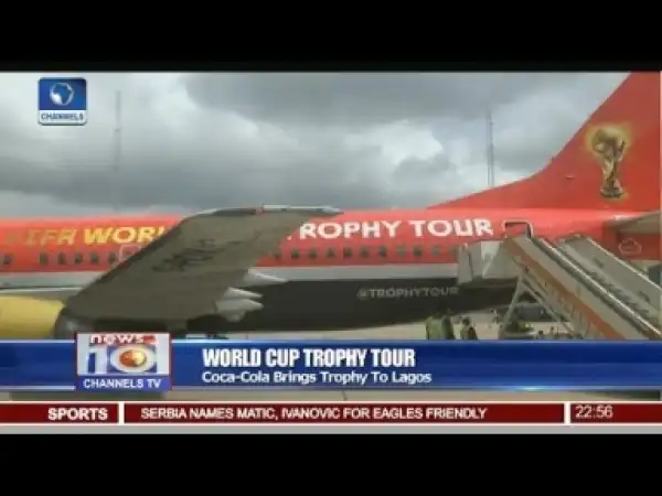 Video: Coca-Cola Bring World Cup Trophy To Lagos
